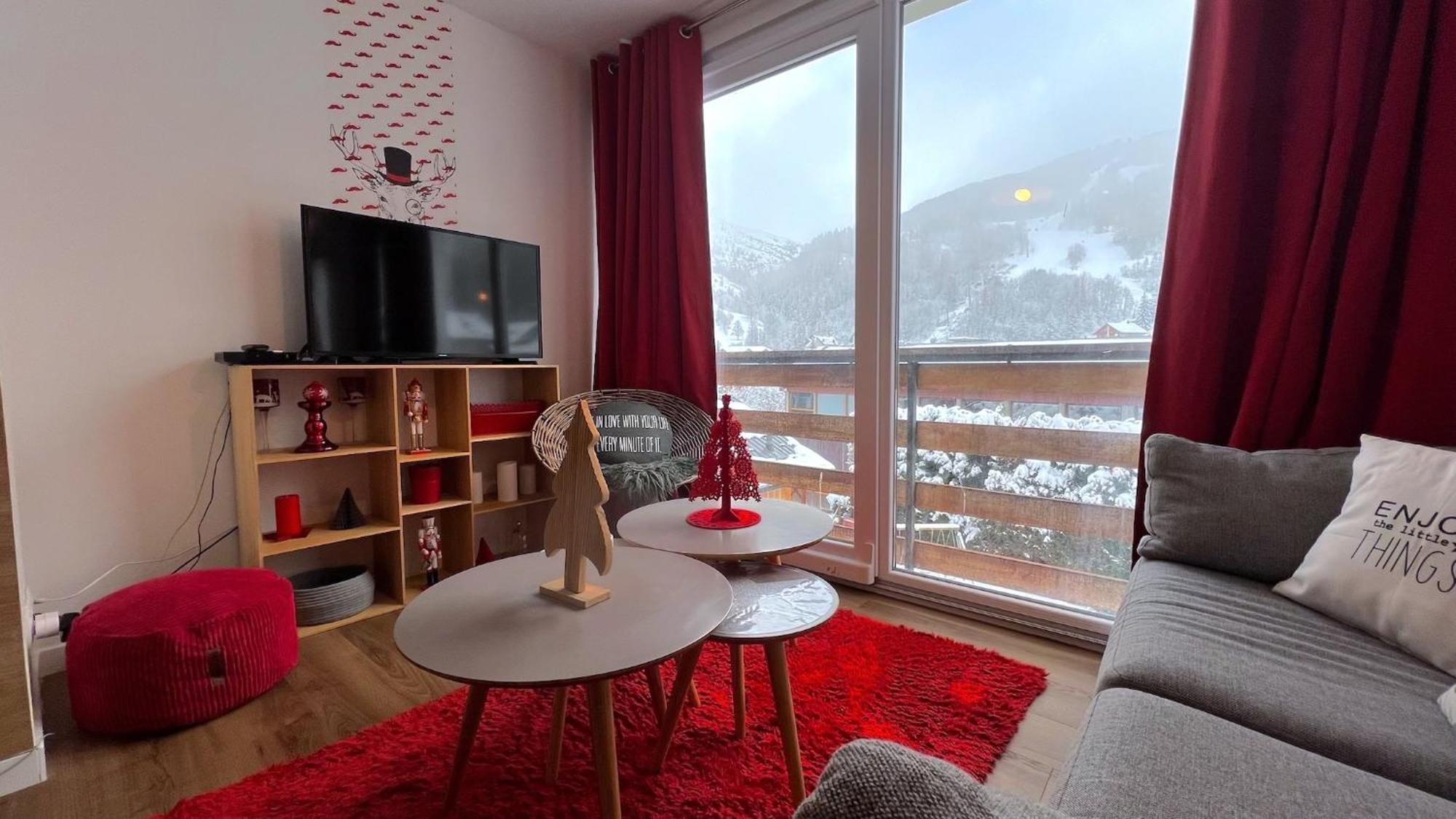 Rouge Canneberge -8 Personnes- 84M2 Vue Degagee Setaz Valloire Exterior foto